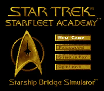 Star Trek - Starfleet Academy - Starship Bridge Simulator (USA) screen shot title